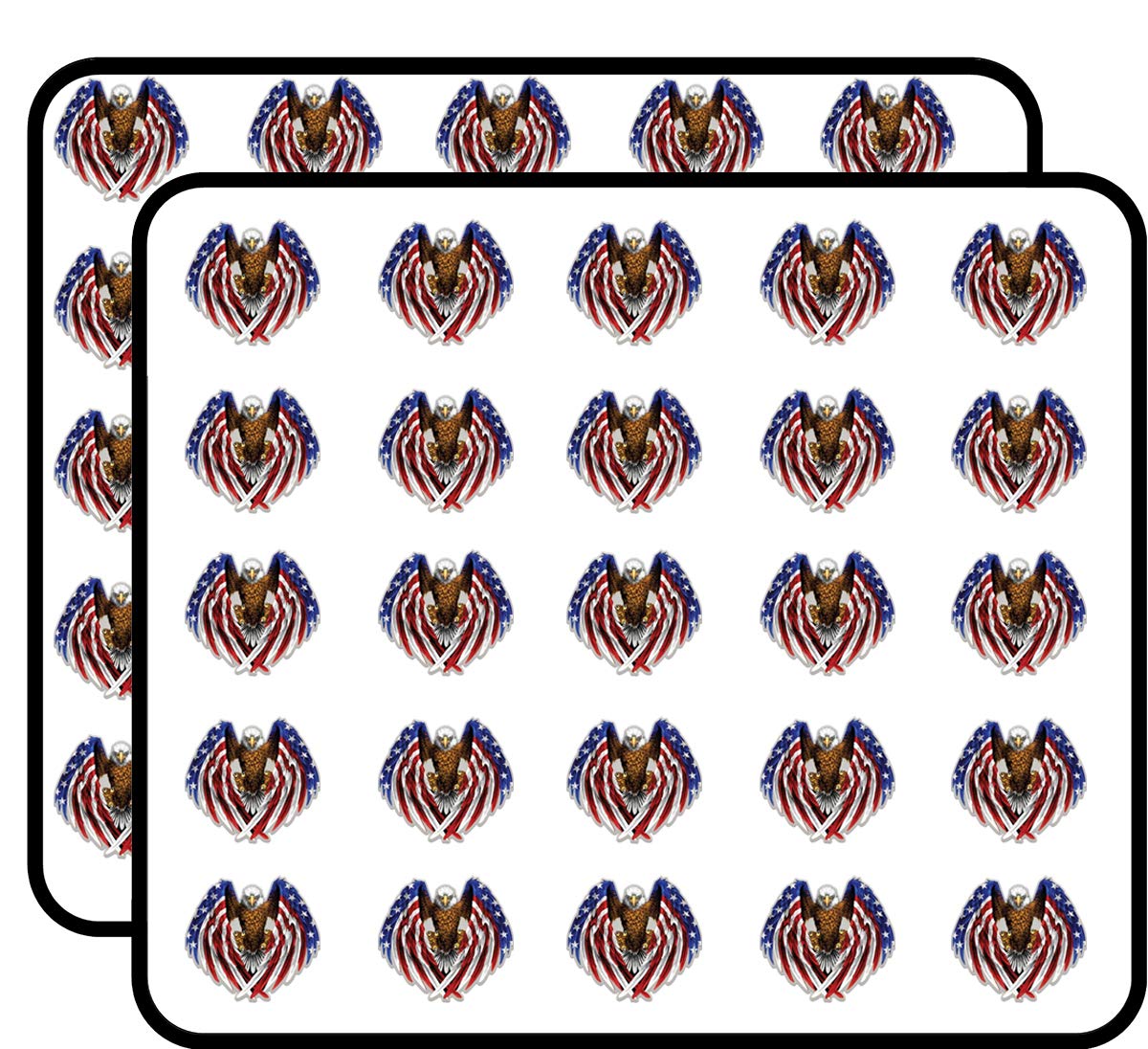 50 Pack Bald Eagle American Flag Stickers - Patriotic Decals for Scrapbooking, DIY Crafts, Bullet Journals, Calendars & Photo Albums | Perfect for Kids Arts, School Projects & Home Decor