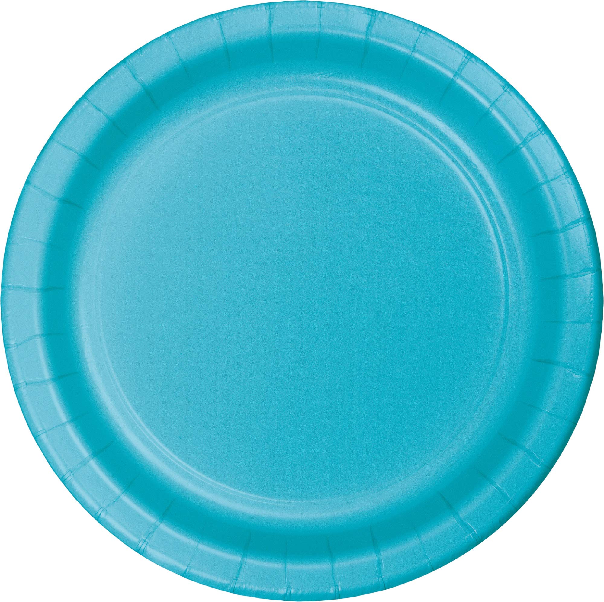 240-Pack Bermuda Blue 10.25 Inch Disposable Paper Plates for Parties, Banquets & Dinner Events - Bulk Club Pack for Weddings, BBQs & Family Gatherings