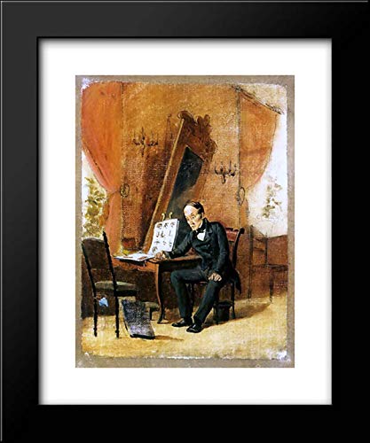 Vasily Perov Framed Art Print - 15x18 Inch Wall Decor for Home, Office & Classroom | Russian Realism Painting | Perfect Gift for Art Teachers & Art Lovers