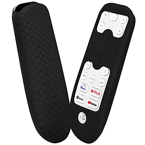 Shockproof Silicone Cover for Sony PS5 Remote Control - Durable, Washable & Glow in The Dark Protective Case (Black) - Perfect for Gaming, Travel & Home Entertainment Protection