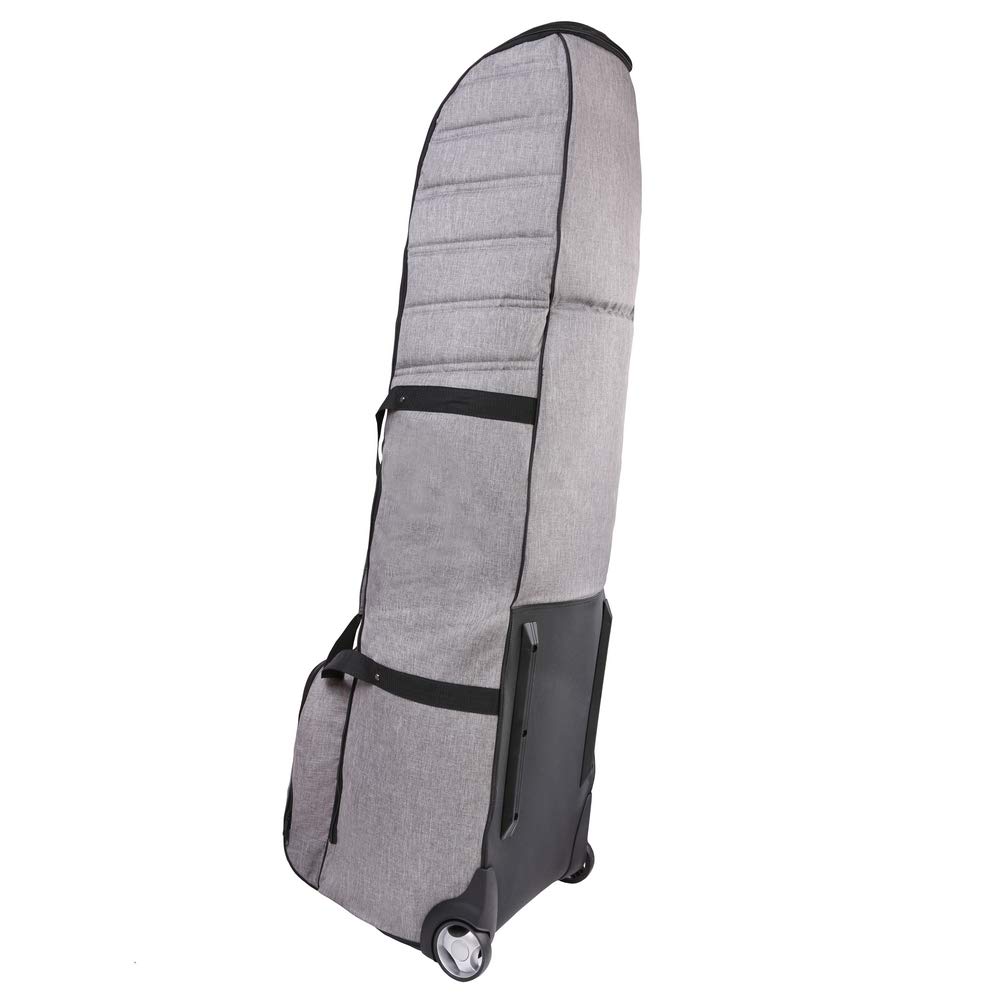 MacGregor Golf Deluxe Padded Travel Cover with Wheels - Heather Grey - Protective Golf Bag Case for Air Travel & Storage - Durable Golf Club Carrier for Tournaments & Vacations