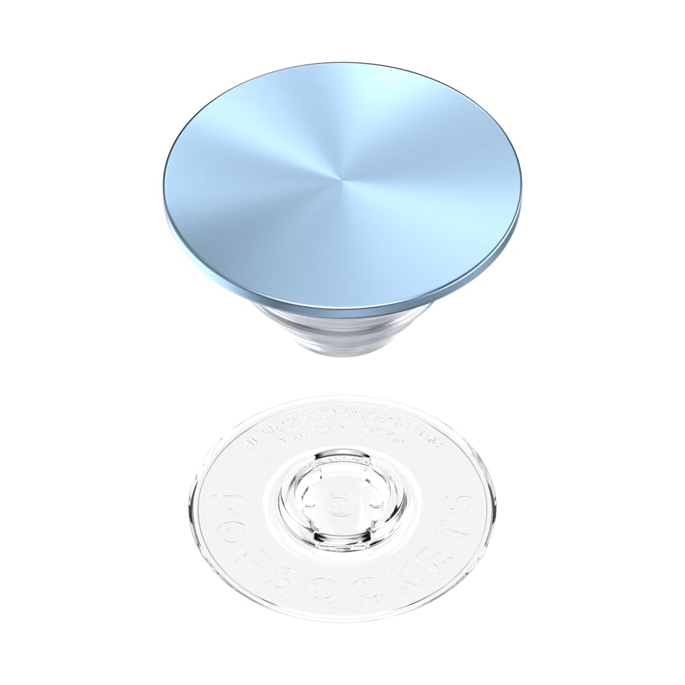 PopSockets Expanding Phone Grip with Kickstand - Blue Sigh | Secure Phone Holder for Hands-Free Viewing, Perfect for Watching Videos, Taking Photos & Video Calls
