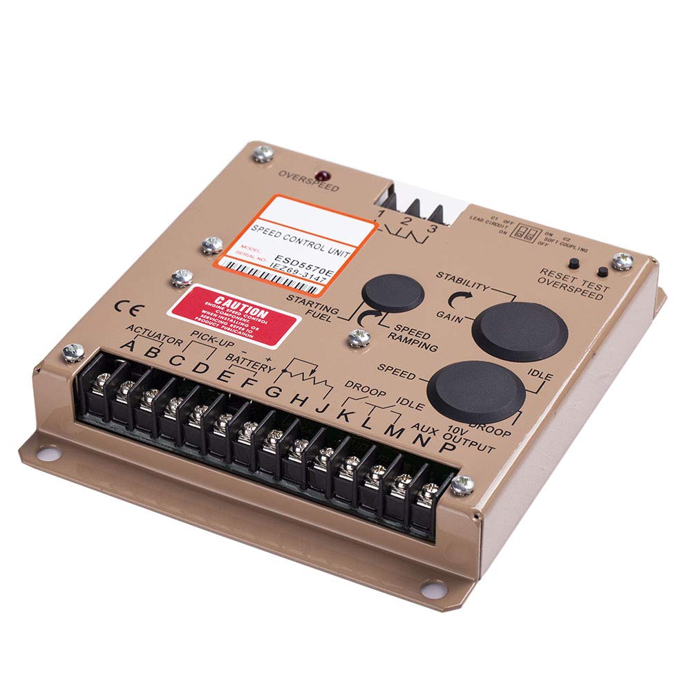 ESD5570E Diesel Generator Speed Control Unit - Engine Governor Controller for Power Backup & Industrial Use