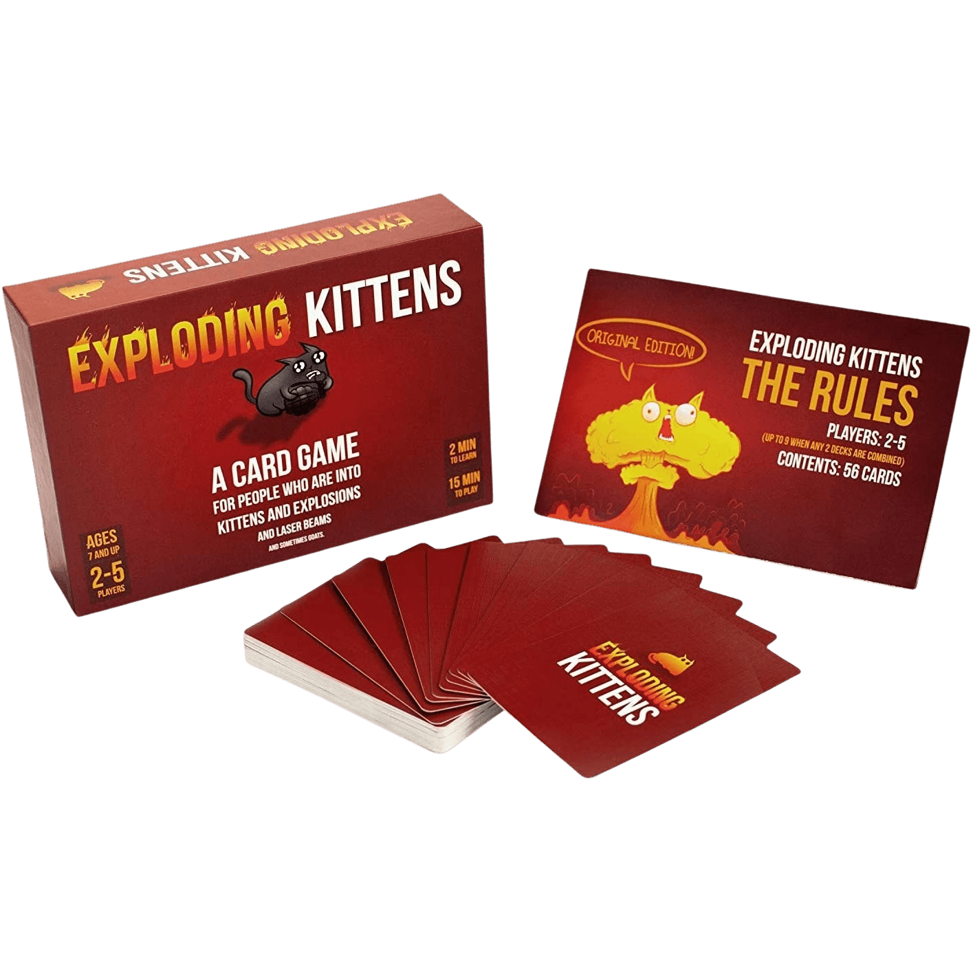 Exploding Kittens Card Game - Fun Family Party Game for Adults & Kids - Perfect for Game Nights, Travel & Gifts