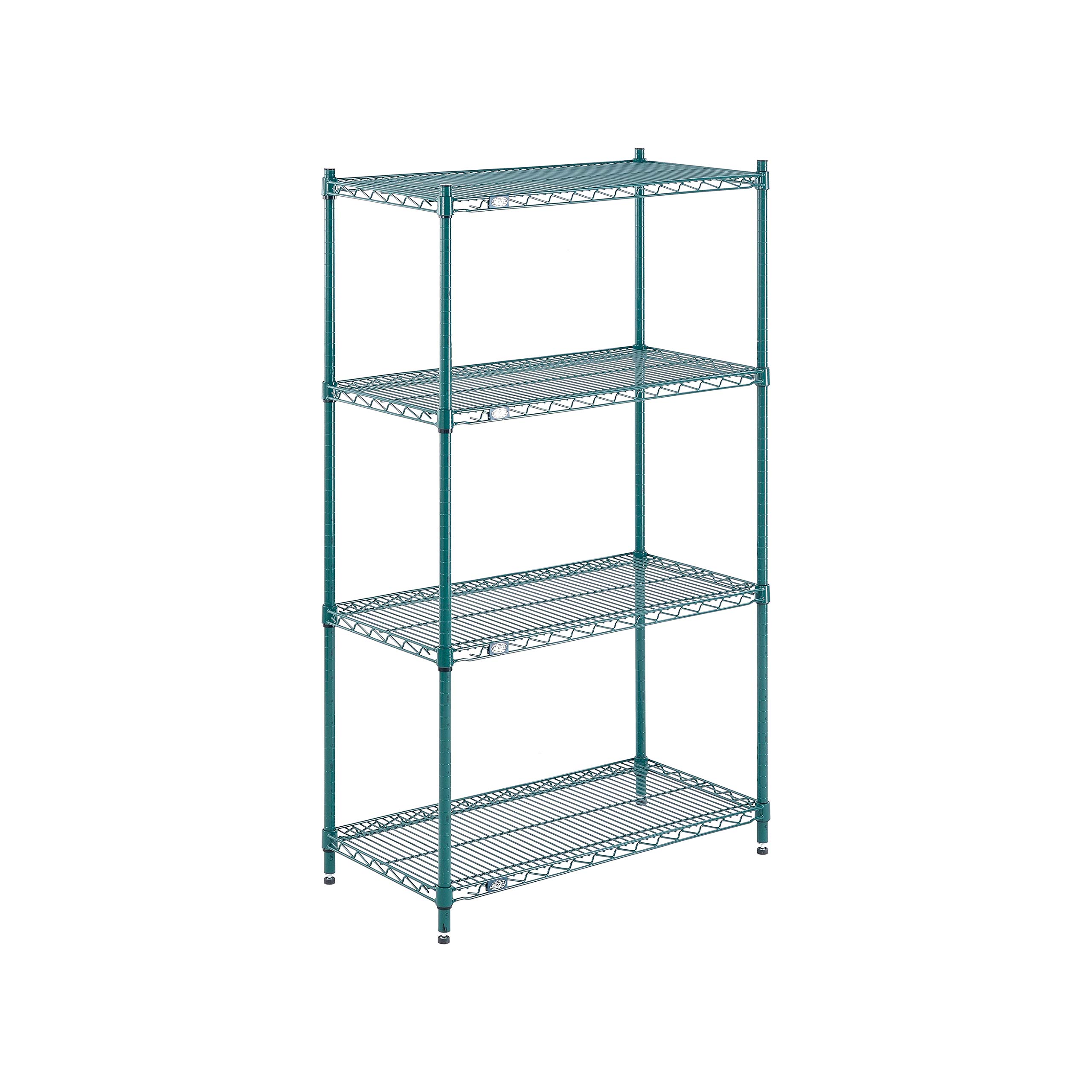 Nexel 4-Tier Adjustable Wire Shelving Unit 14