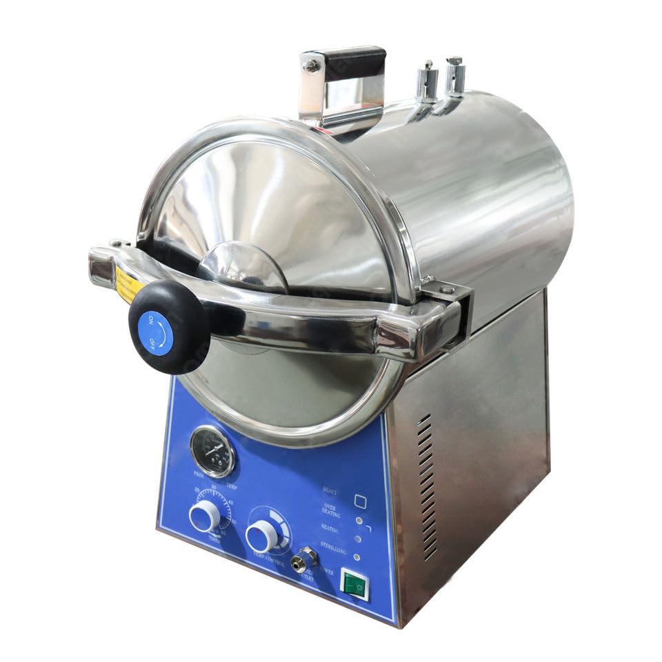 24L Automatic Table Top Pressure Steam Autoclave Sterilizer - Fast US Shipping | Perfect for Dental Clinics, Tattoo Studios & Medical Facilities