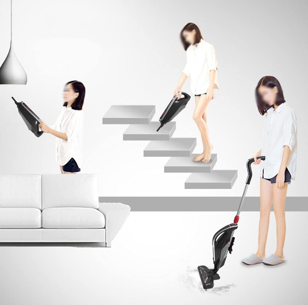 Powerful Lightweight Cordless Handheld Vacuum Cleaner with Removable Battery - White | Perfect for Home, Car, Office & Pet Hair Cleaning | Quick & Easy Portable Vacuum for Hard Floors, Carpets & Stairs