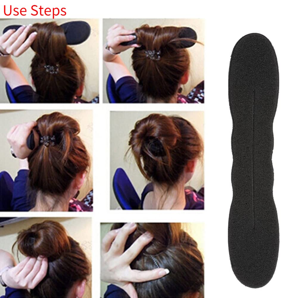 ZJchao 4/9PCS Hair Bun Maker & Braiding Styling Disk Tools Set - DIY Hair Accessories Kit with 3 Styles (2PCS & 9PCS) for Women & Girls - Perfect for Updos, Ponytails, and Special Occasion Hairstyles