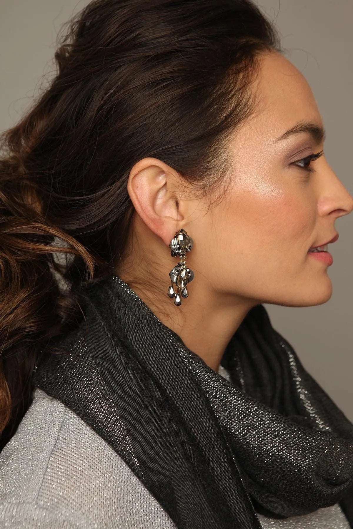Birdy Clip-On Statement Earrings - Fashionable Non-Pierced Earrings for Women - Perfect for Parties, Weddings & Special Occasions