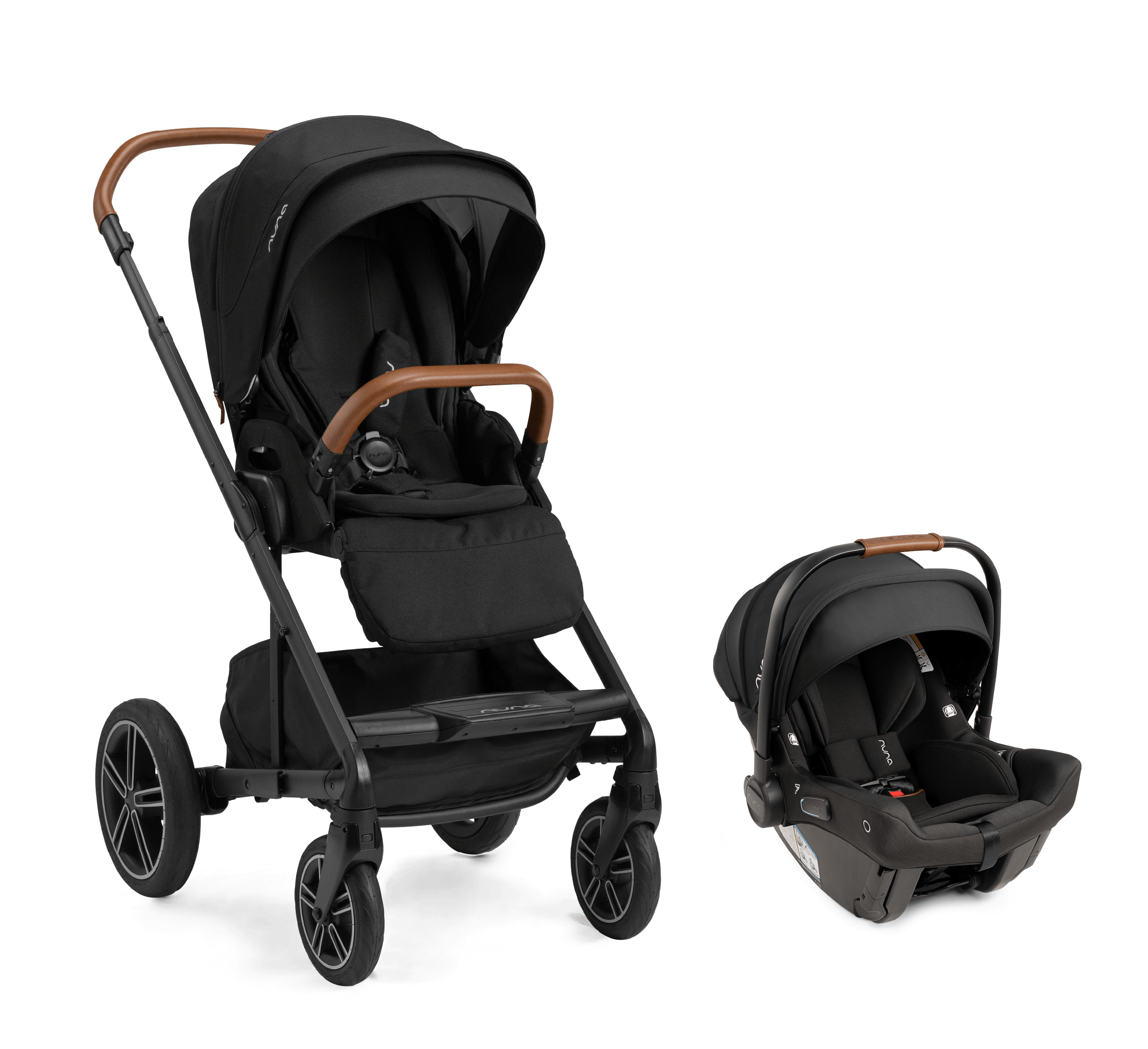 Nuna Pipa Urbn + MIXX Next Travel System - Lightweight Infant Car Seat & Stroller Combo for Safe & Comfortable Travel - Perfect for City Walks, Shopping & Family Outings