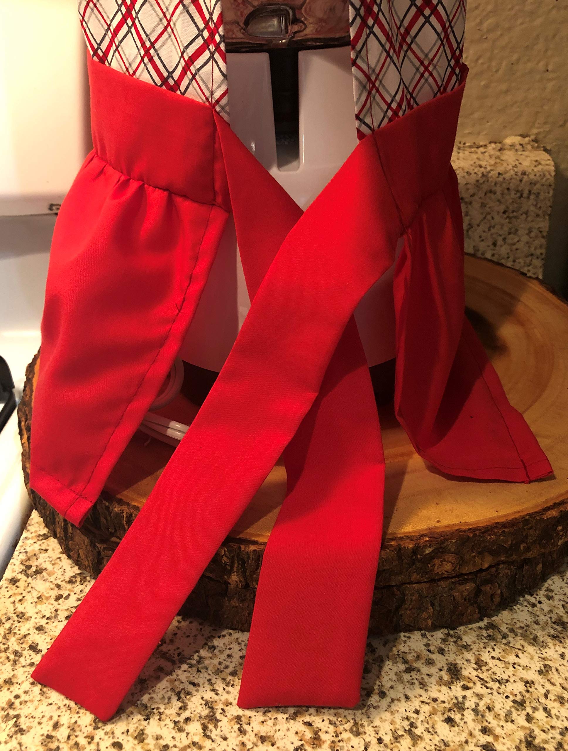 Embroidered Apple OSTER Blender Cover with Bow for Kitchen Decor
