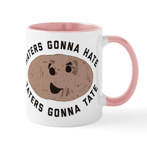 White/Pink Inside - Haters Gonna Hate Taters Gonna T