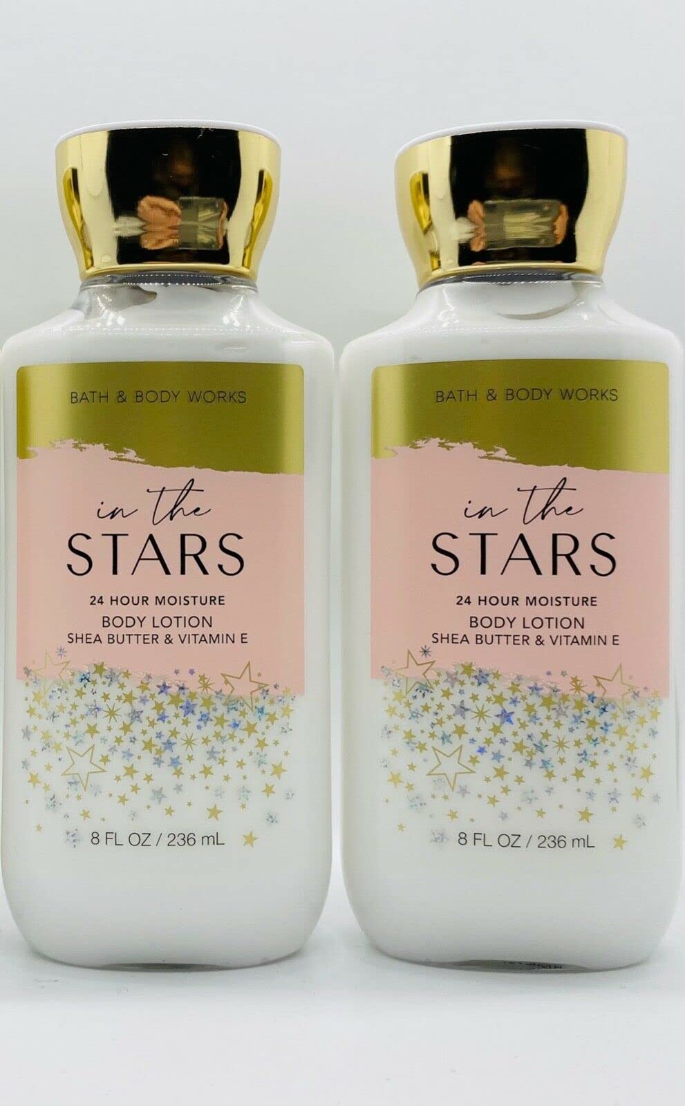 Bath and Body Works Super Smooth Body Lotion Set - 2 Pack (8 Oz Each) In The Stars Fragrance | Moisturizing Gift for Women | Perfect for Daily Hydration & Self-Care Routine