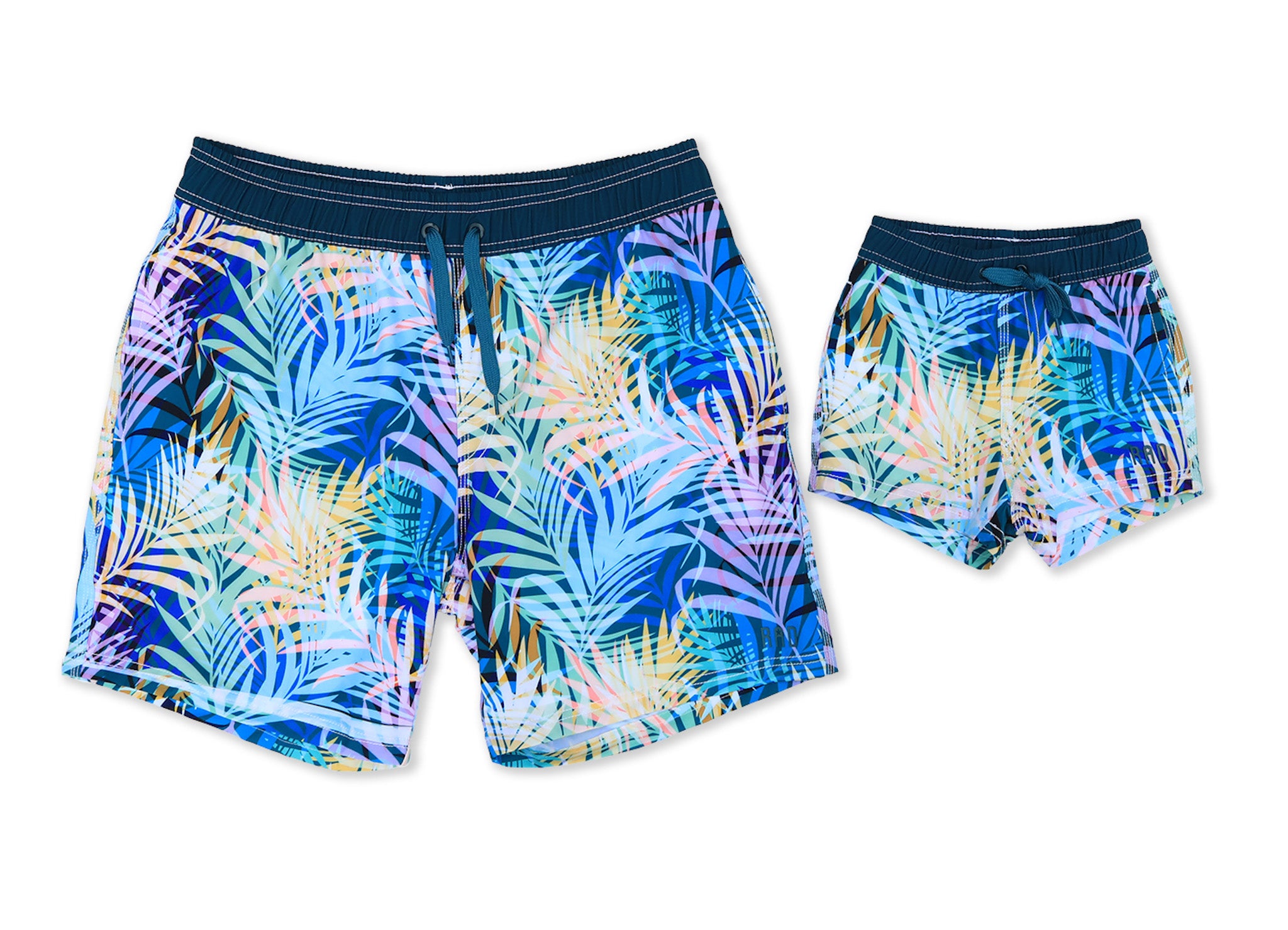 Nate Men's Palm Leaf Boardshorts - Quick Dry Swim Trunks for Men - $24 - Perfect for Beach, Pool, and Summer Vacations