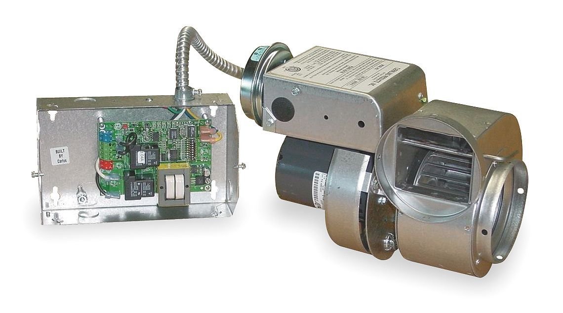 Tjernlund HSJ High-Efficiency Gas Sidewall Power Venter Fan - Perfect for Home Heating Systems & Commercial Ventilation