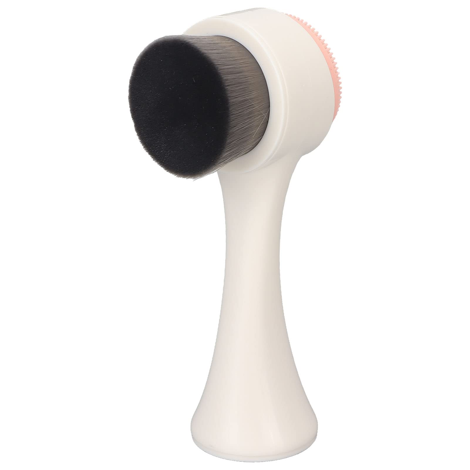EXCLUZO Facial Exfoliator Brush - Double Sided Deep Cleaning Face Scrubber with Ergonomic Handle for Skin Care & Wrinkle Reduction | Perfect for Daily Cleansing, Massage & Exfoliation Routine