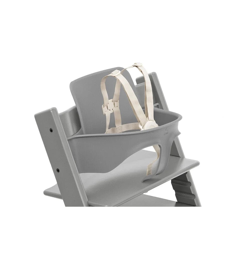 Stokke Tripp Trapp High Chair with Baby Set & Safety Harness - Adjustable Wooden Chair for Toddlers & Infants - Perfect for Dining, Feeding, and Family Mealtime