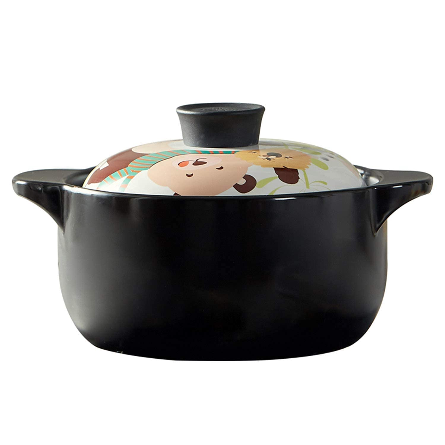 High Temperature Ceramic Casserole Cooker - 3L/4L Clay Pot for Healthy Soup, Stew & Slow Cooking | Oven & Stovetop Safe | Perfect for Soups, Stews & Braising Dishes