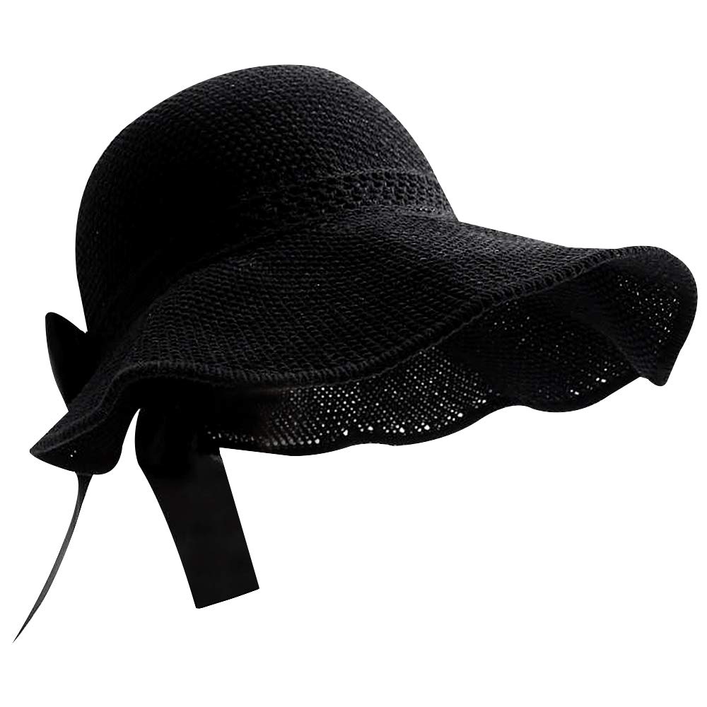 LABANCA Women's Braided Visor Cap - Open Top Ponytail Sun Hat for Beach, Running & Outdoor Activities - UV Protection, Foldable & Adjustable Summer Sun Visor for Women