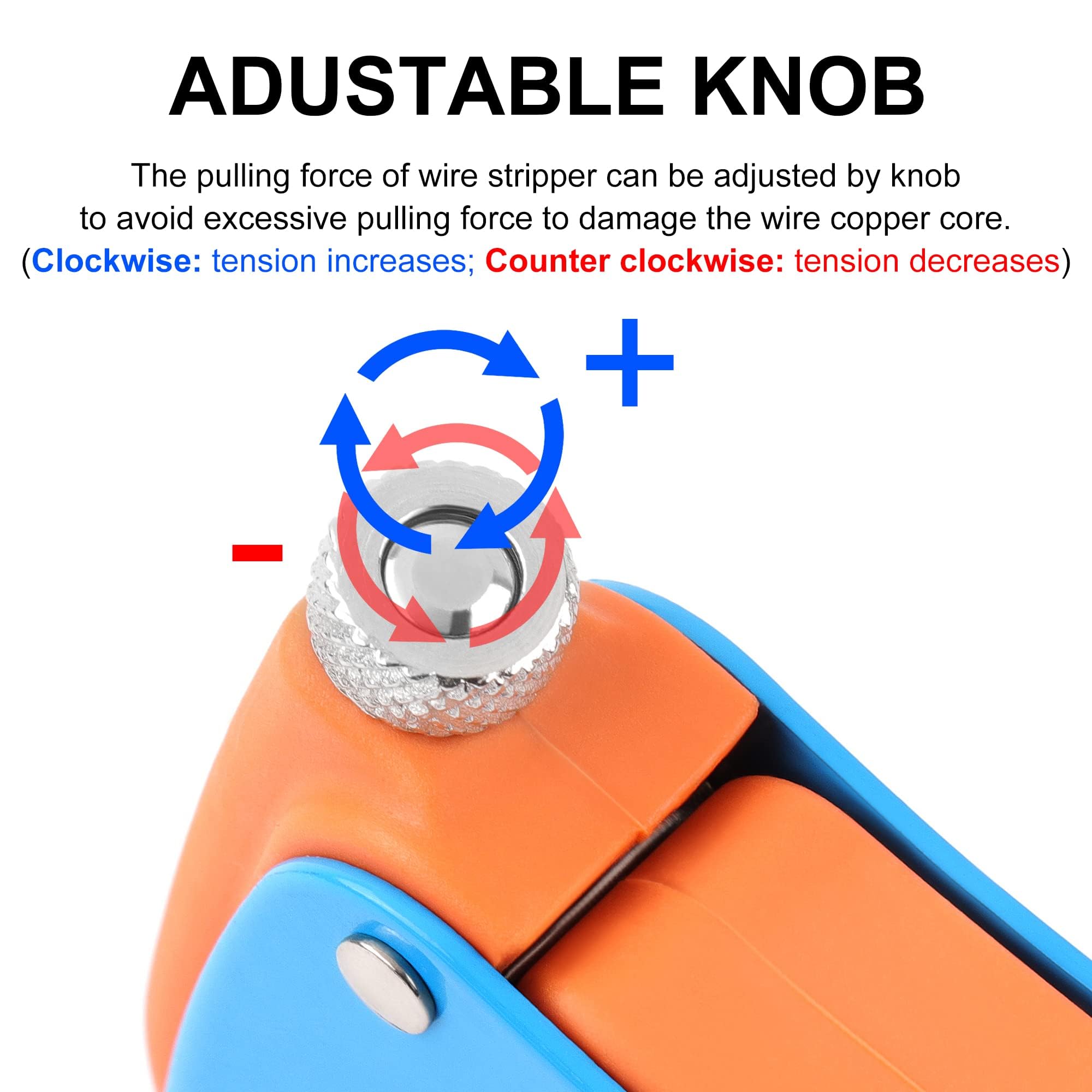 Knoweasy Automatic Wire Stripper and Cutter - Heavy Duty 2-in-1 Wire Stripping Tool for Electronics, Automotive & Electrical Repairs - Perfect for DIY Projects, Home Wiring & Professional Use