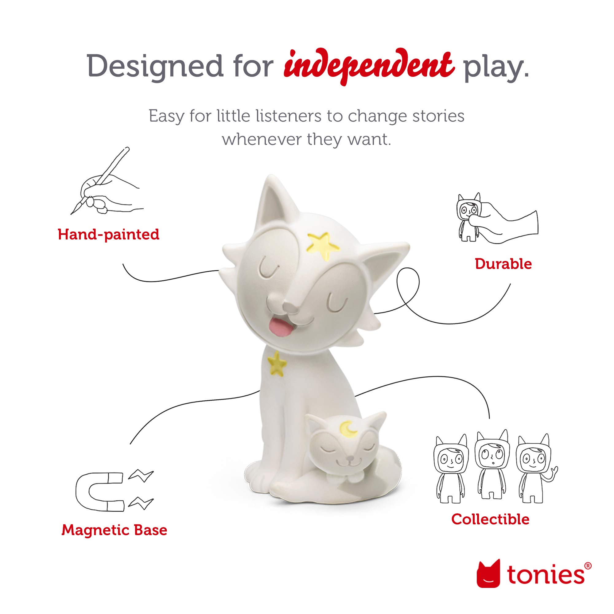 Tonies White Noise Nap Time Audio Play Character - Soothing Sleep Aid Toy for Babies & Toddlers - Perfect for Bedtime, Naptime, and Relaxation