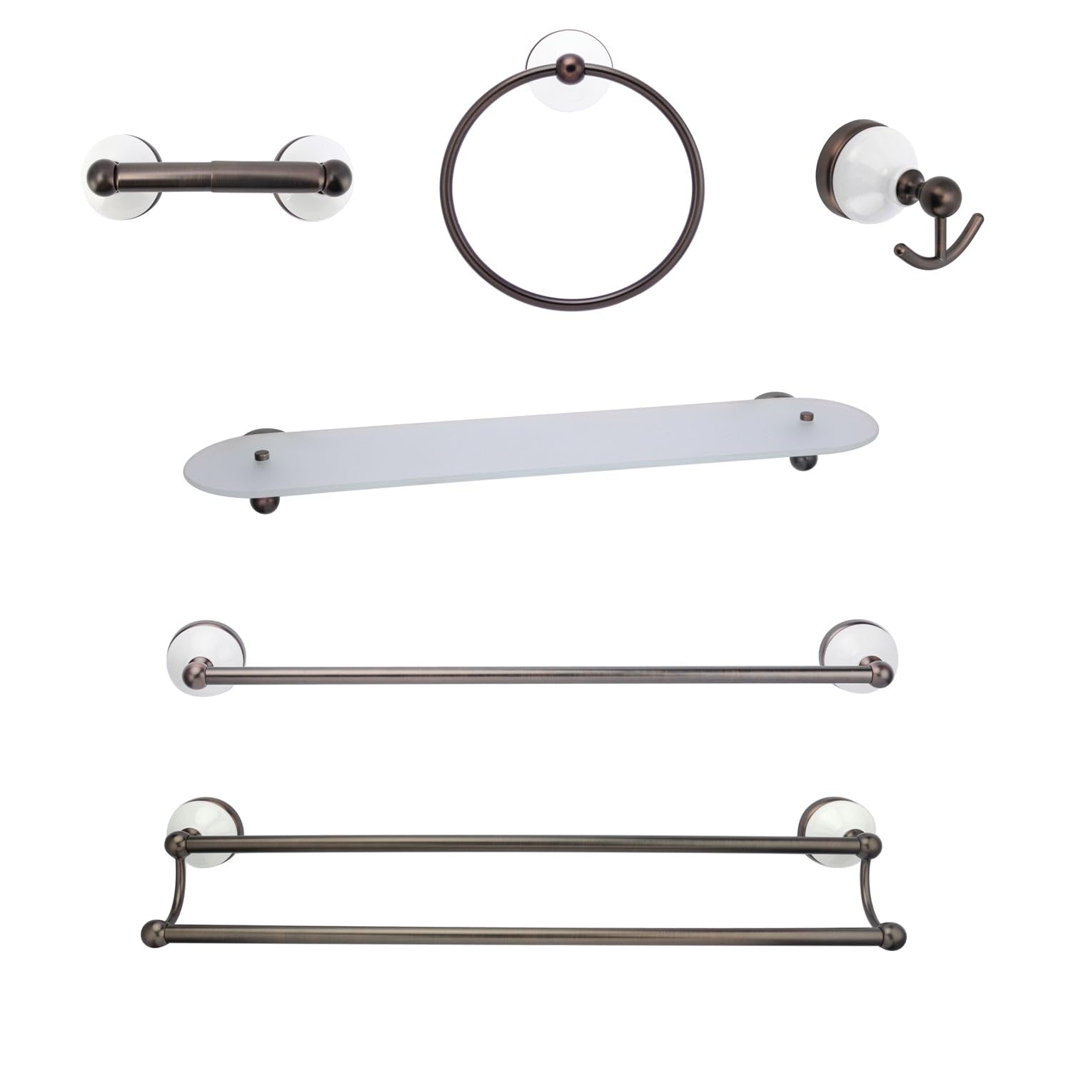 Anja Towel Bar - Stainless Steel Bathroom Towel Rack, Wall Mounted for Kitchen & Bathroom Organization, Perfect for Hanging Hand Towels, Washcloths, and Robes