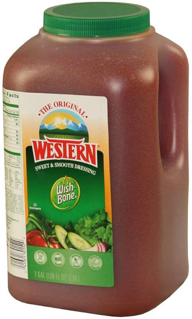 Wish-Bone Original Western French Dressing - 1 Gallon (4 Pack) | Classic Salad Dressing for Restaurants, Catering & Bulk Cooking | Perfect for Salads, Marinades & Dipping Sauces