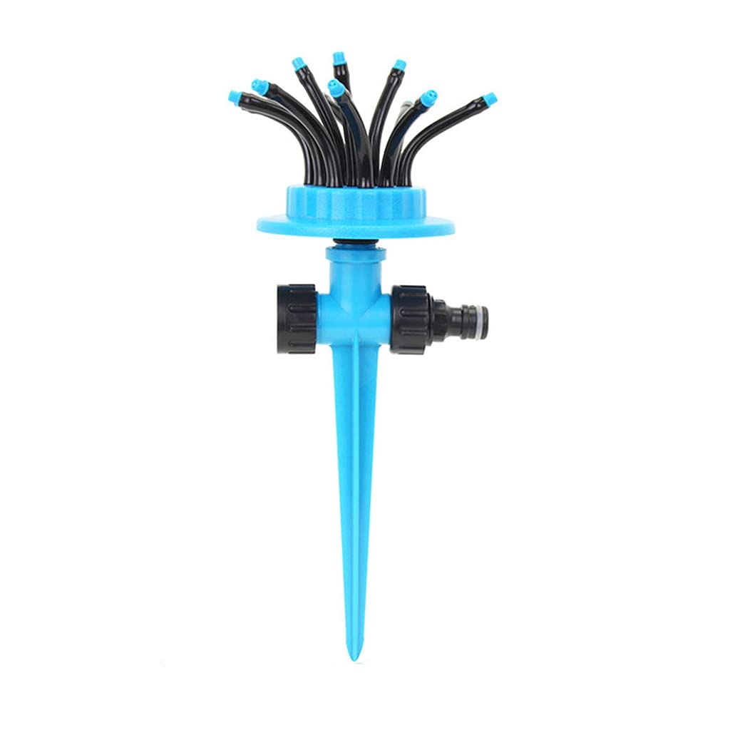 360 Degree Rotating Garden Sprinkler with 3 Adjustable Arms - Automatic Watering System for Lawn, Flower Beds & Vegetable Gardens | Perfect Outdoor Irrigation Tool for Yard, Patio & Backyard Landscaping