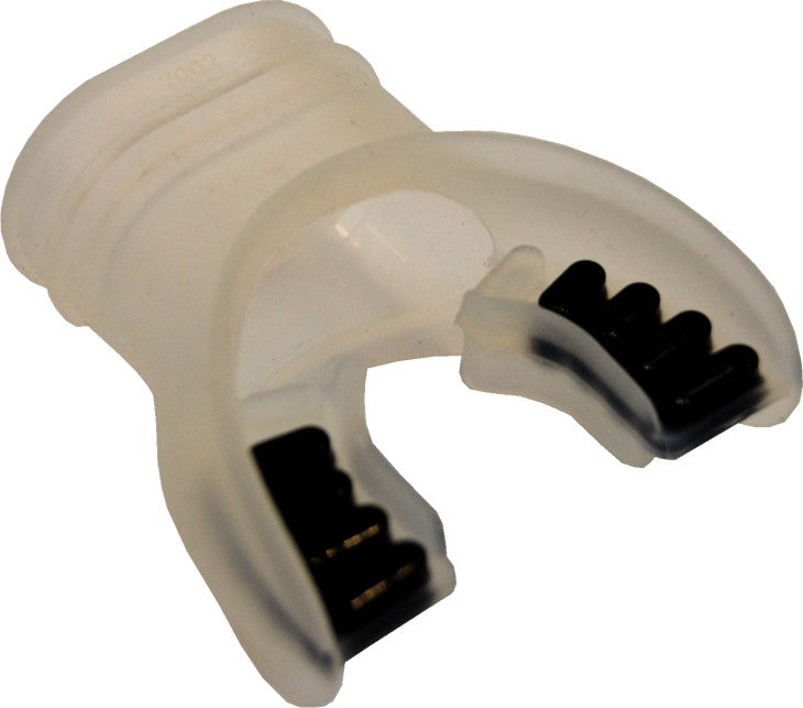 Beaver Clear/Black DuoFlex Silicone Mouthpiece - Comfortable Dental Guard for Sports & Night Teeth Grinding - Perfect for Boxing, MMA, and Sleep Bruxism Protection