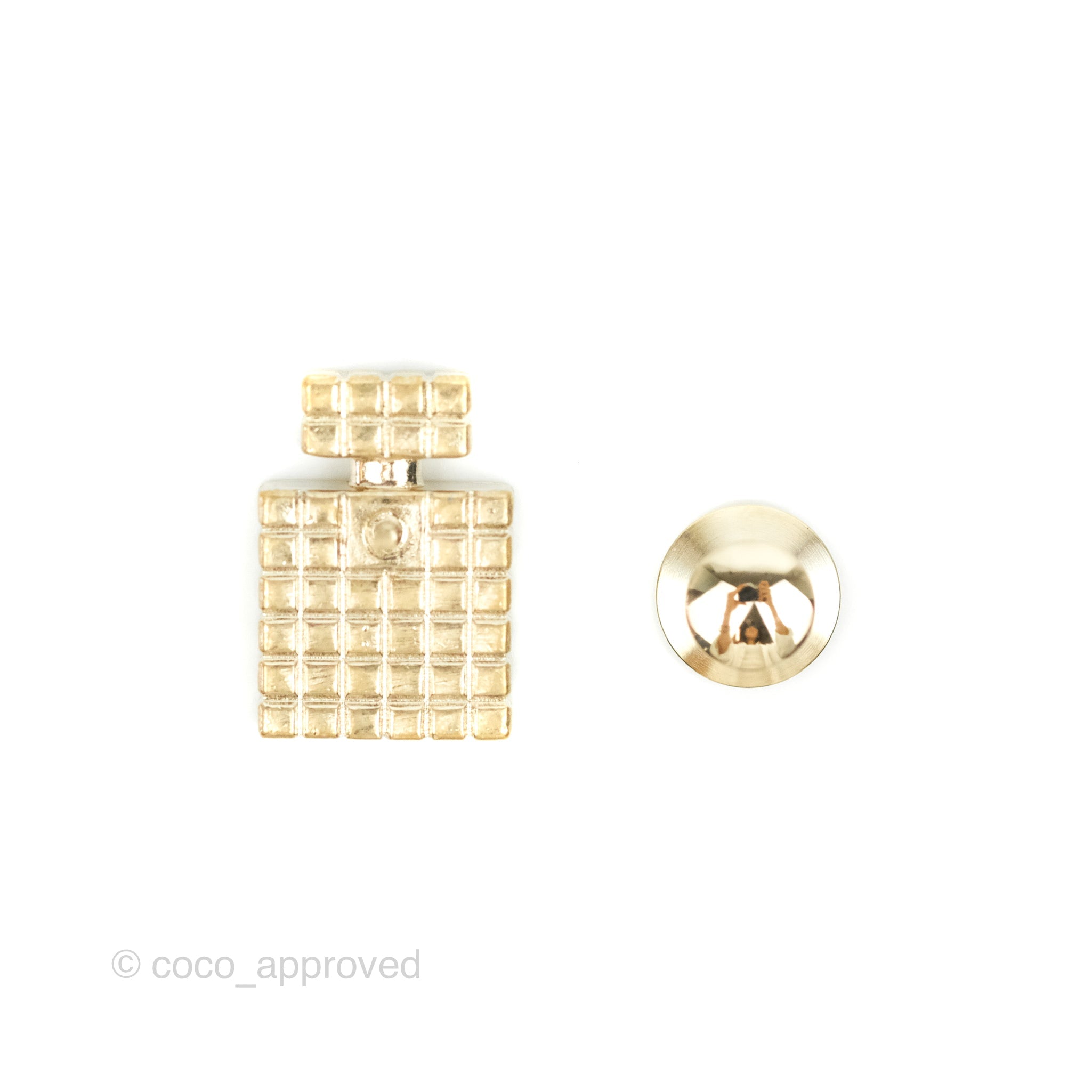 Chanel CC Brooch Set in 3 Gold Tone 21V - Elegant Fashion Accessories for Women, Perfect for Parties, Weddings & Special Occasions