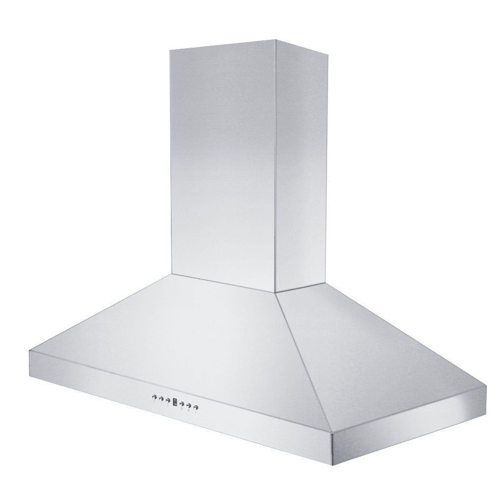 ZLINE KL3 Stainless Steel Convertible Wall Mount Range Hood - 36 Inch, 900 CFM, 3-Speed Fan - Perfect for Kitchen Ventilation & Smoke Removal in Home Cooking