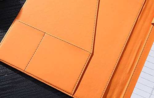 Premium A4 PU Leather Document Folder - Black File Cover with Clipboard for Papers, Sheets & Office Documents | Ideal for Organizing, Business Meetings & School Projects