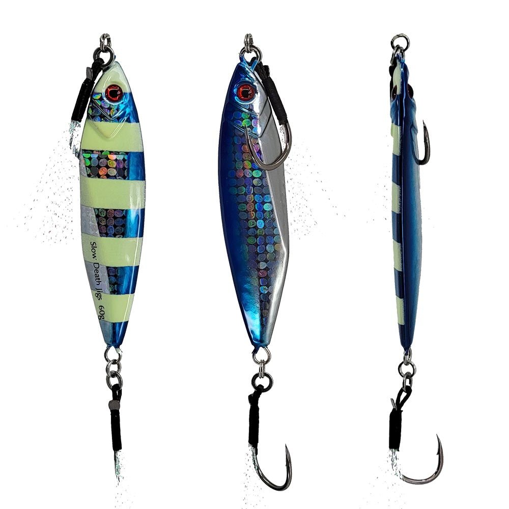 Premium Micro Jigs for Bass Fishing - High Performance Submission Fishing Assassin Lures for Freshwater & Saltwater (Great for Kayak Fishing & Ice Fishing)