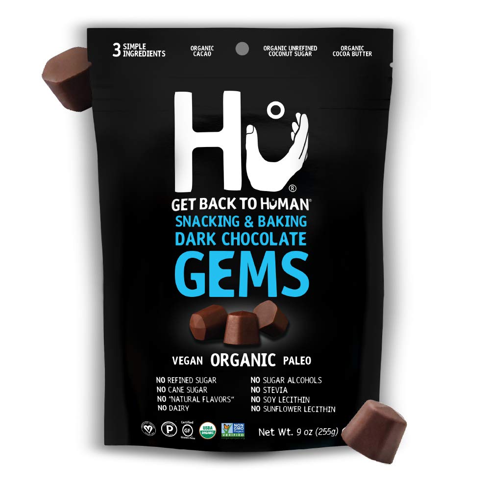 Organic Vegan Dark Chocolate Baking Chips - 6 Pack (9oz Each) | Paleo, Non-GMO, Kosher Certified | Perfect for Baking Cookies, Muffins & Healthy Snacking