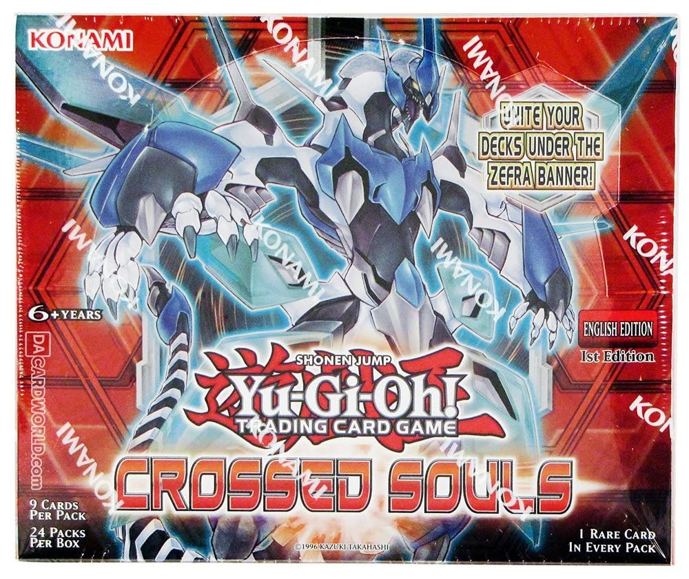 Konami YuGiOh Crossed Souls Booster Box [Sealed] - 36 Packs, Trading Card Game, Collectible Cards | Perfect for Tournaments, Gifts & Card Collectors