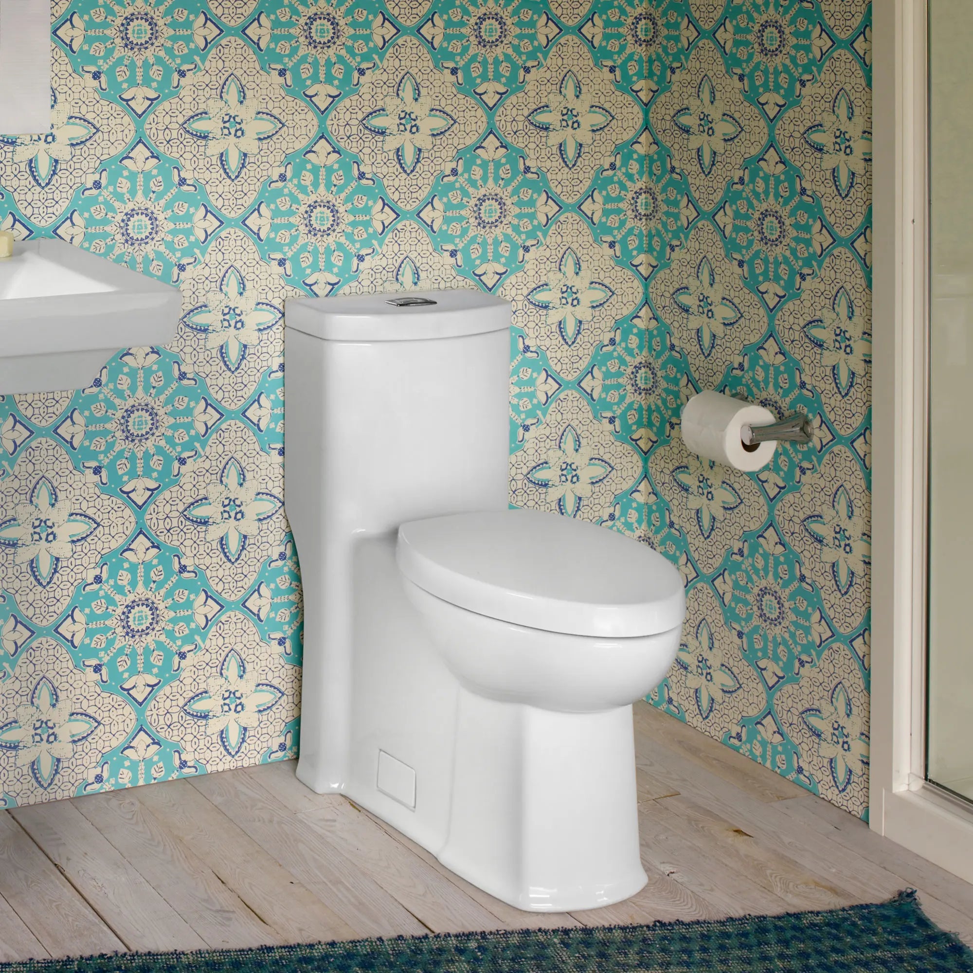 Boulevard® One Piece Dual Flush Toilet 1.6 GPF/6.0 LPF & 1.1 GPF/4.2 LPF - Chair Height Elongated Bowl with Soft Close Seat - Water Saving Bathroom Upgrade for Modern Homes