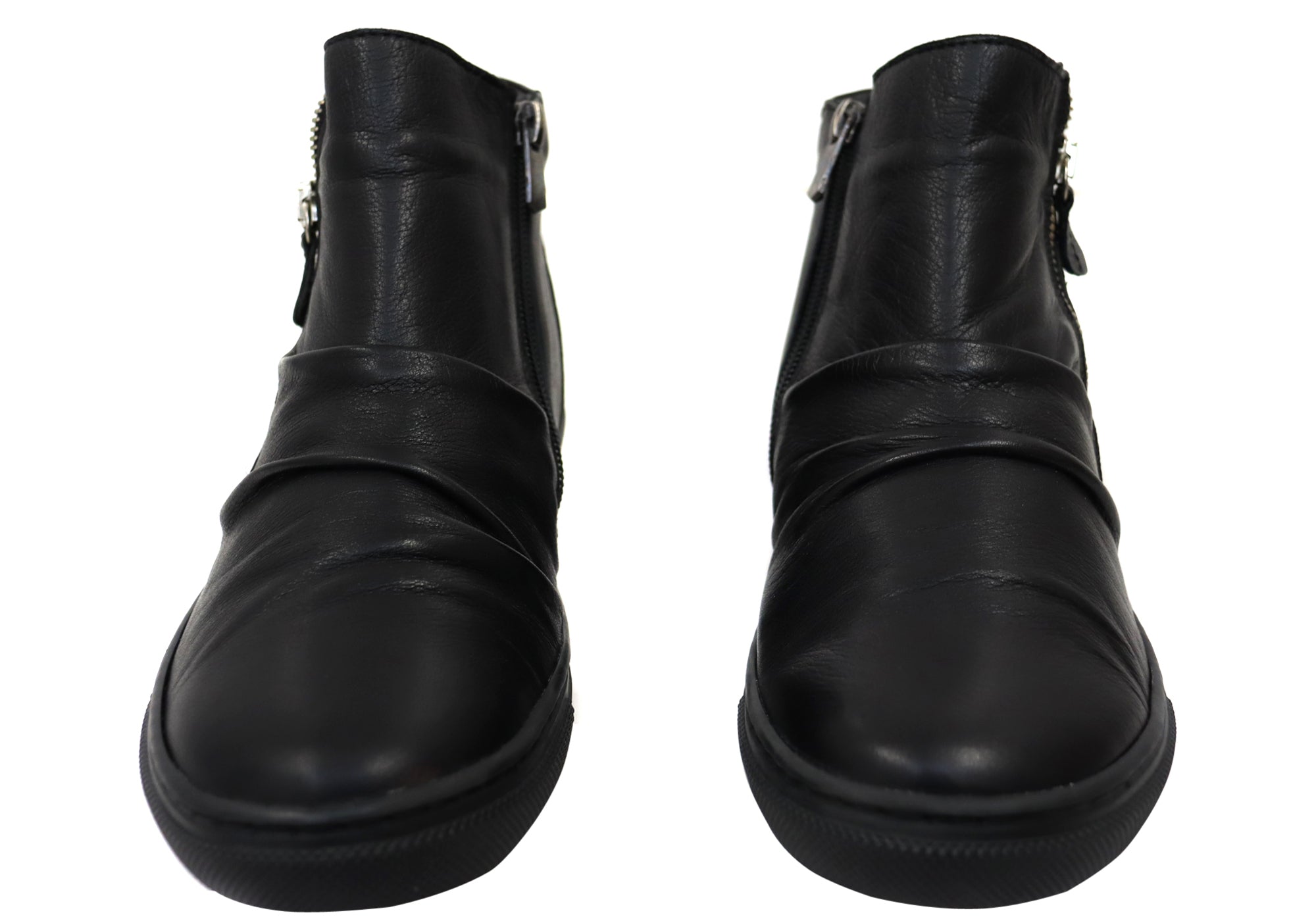 Orizonte Strath Women's European Comfortable Leather Ankle Boots - Stylish Casual & Work Shoes for Fall Winter Fashion