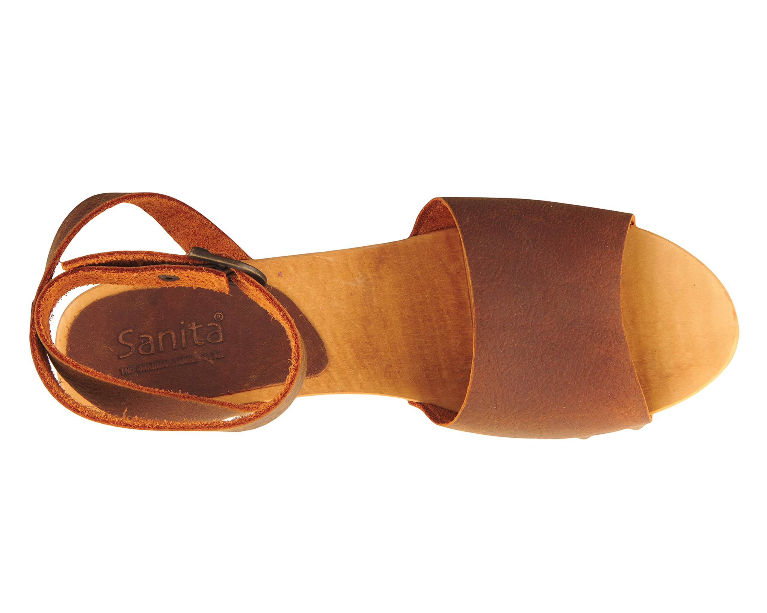 Sanita Women's Yara Comfortable Leather Sandals - Slip-Resistant & Cushioned for All-Day Wear - Perfect for Beach, Travel & Casual Outings