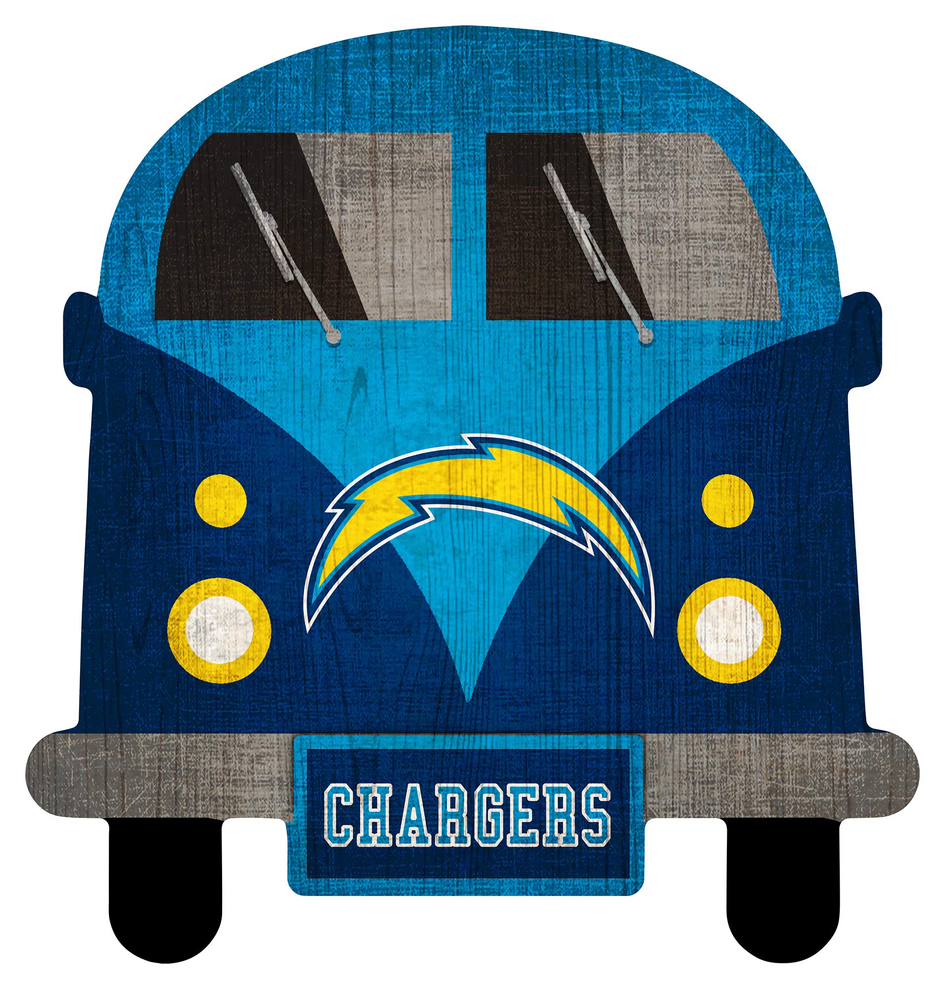 Fan Creations NFL 12 Inch Team Bus Sign - Officially Licensed Football Team Decor for Tailgating, Game Room, and Sports Fan Gifts