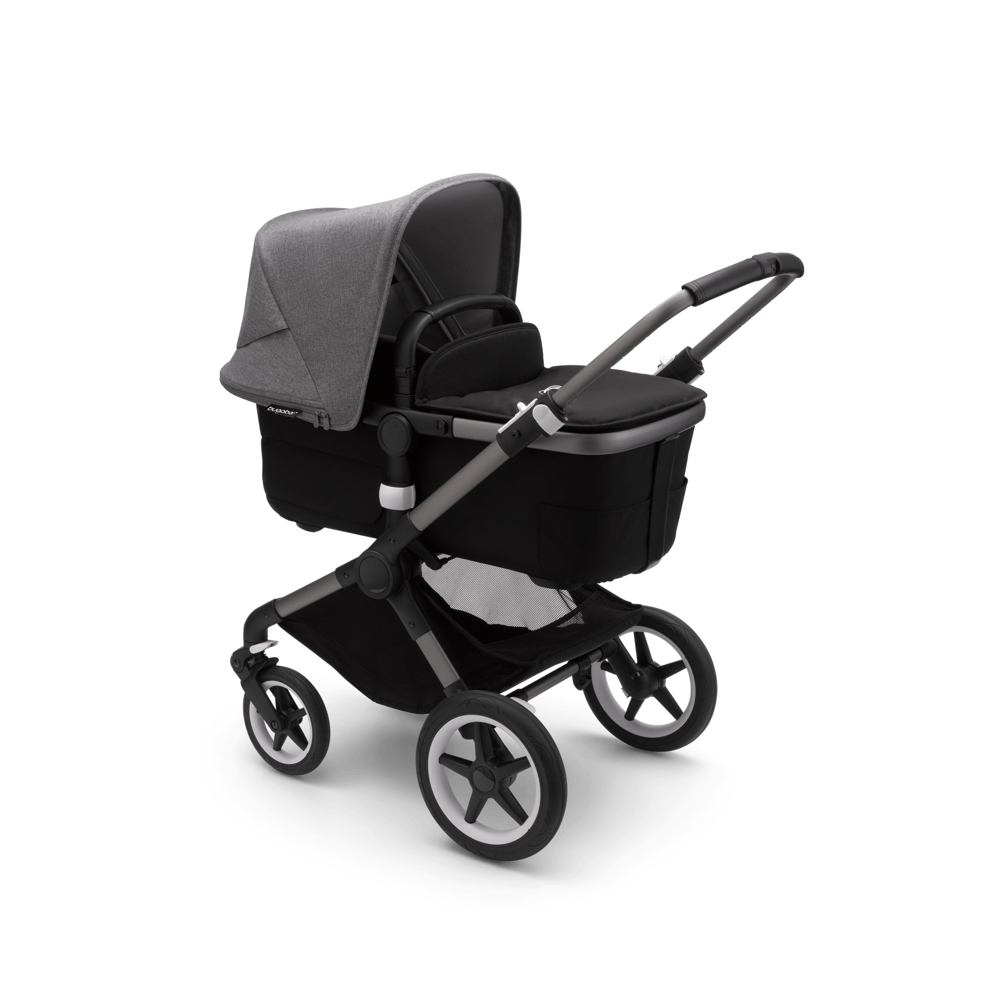Bugaboo Fox3 Complete Stroller - Graphite Base | Lightweight & Durable Baby Stroller for Urban & Outdoor Adventures
