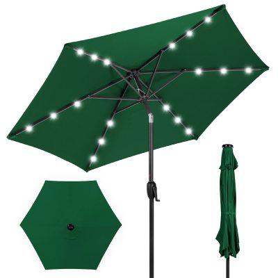 A Night Under the Stars with Best Choice Products Solar-Powered Patio Umbrella