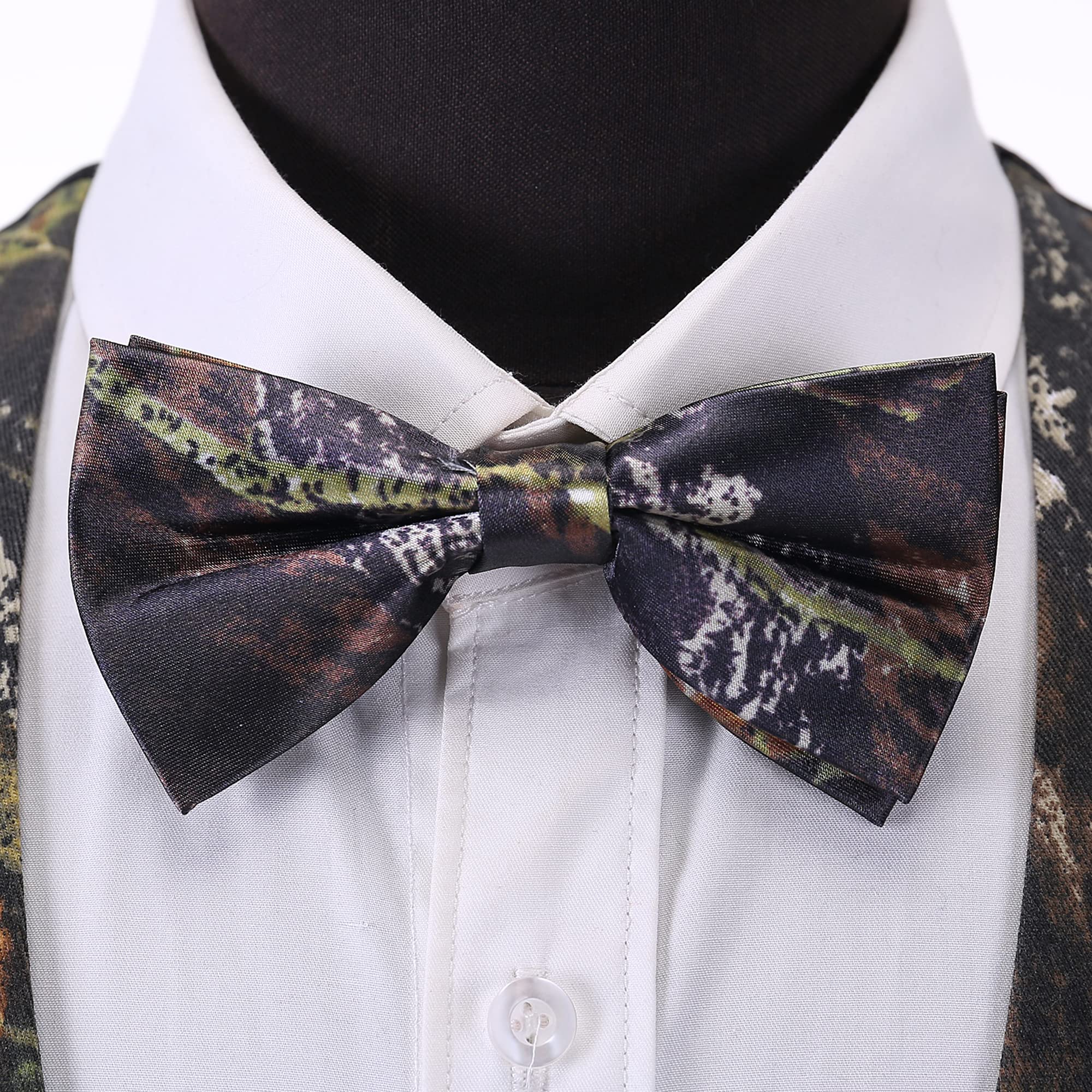 Allingentle Camouflage Men's Suit Vest - Formal Wedding Blazer & Hunting Outdoor Jacket for Men | Perfect for Outdoor Adventures & Special Occasions