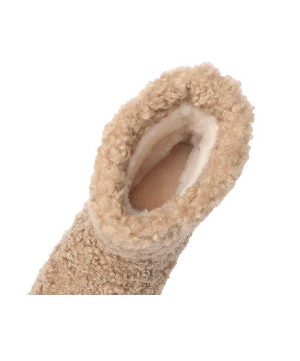 Women's Warm Plush Wool Winter Boots - Cozy Slip-On Snow Boots for Women, Perfect for Cold Weather, Snow Days & Indoor Comfort