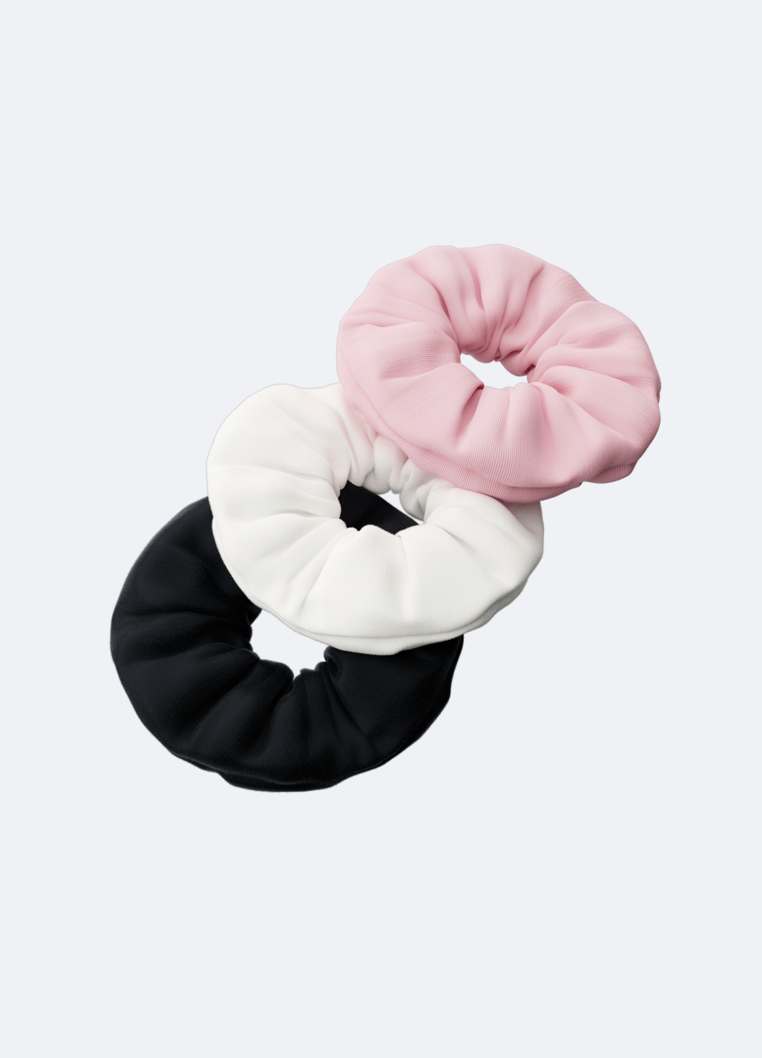 Ultimate Scrunchie 3-Pack - Soft & Stretchy Hair Ties for Women & Girls - Perfect for Workouts, Yoga, and Everyday Style