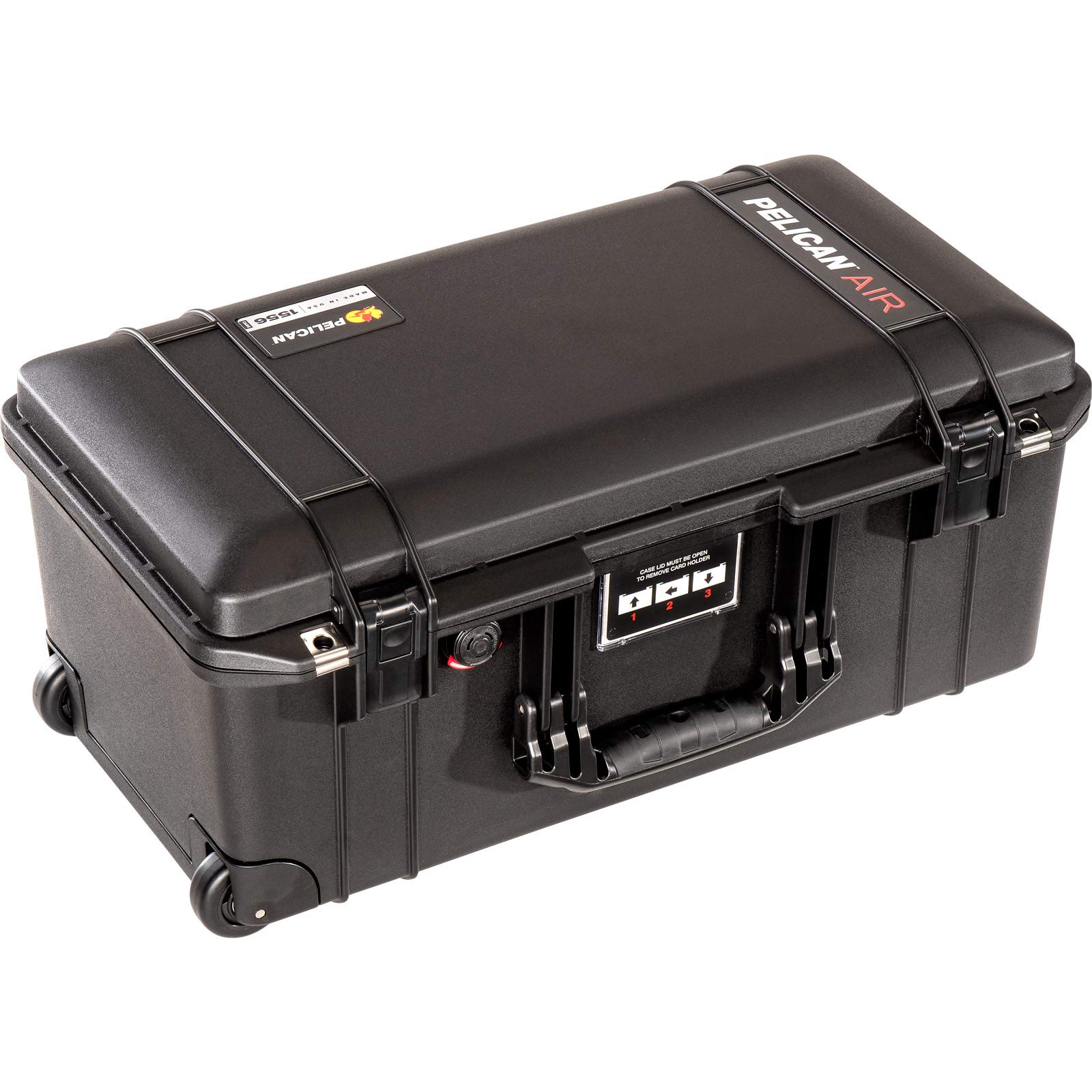 Pelican Air 1556 Protective Hard Case - Empty No Foam Insert - Waterproof & Crushproof Travel Case for Camera, Drone & Electronics - Black