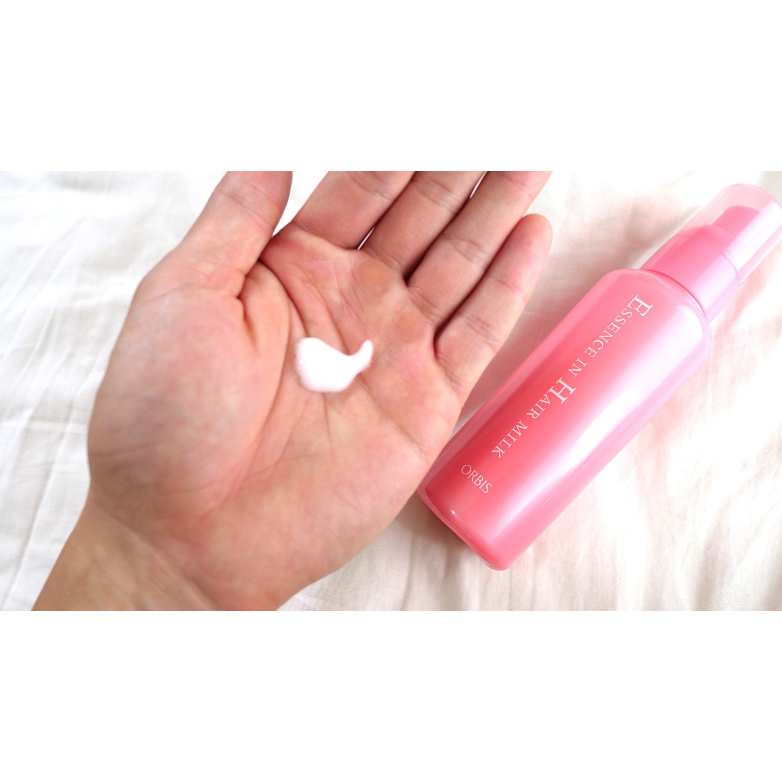 Orbis Essence In Hair Milk 140g - Silky Smooth Hair Treatment for Dry & Damaged Hair - Perfect for Daily Hydration & Frizz Control