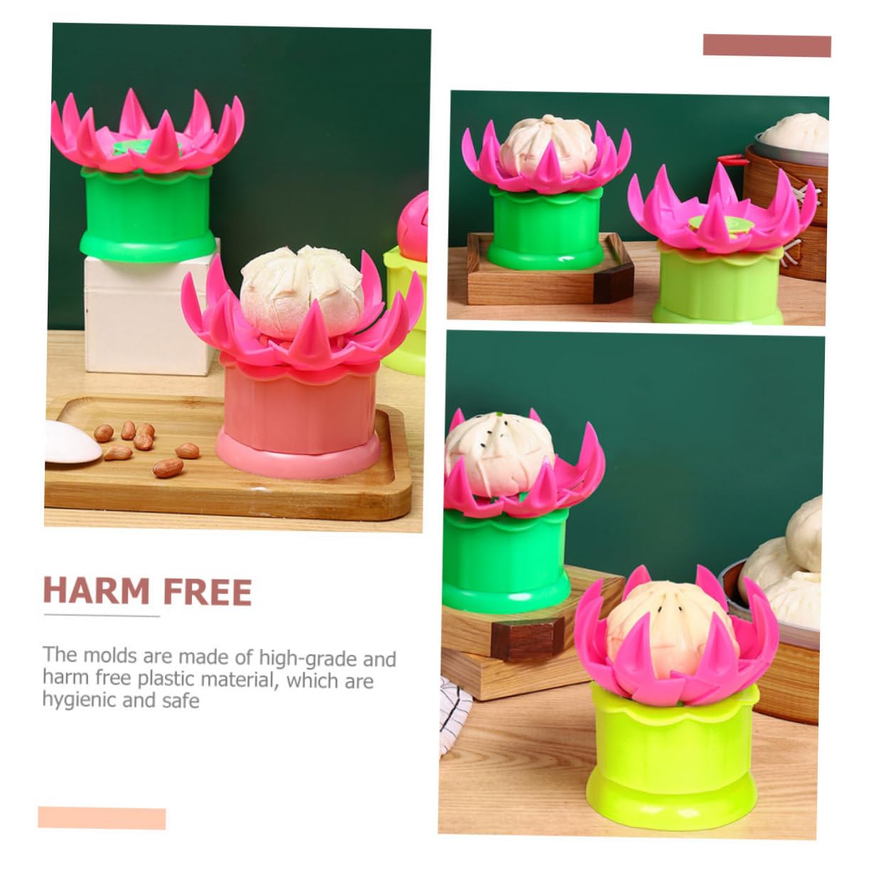 Premium Plastic Bun Mold - Professional Dumpling & Pie Maker for Baking, Steaming & Cooking - Perfect for Homemade Bao, Burritos & Pastries - Essential Kitchen Supplies for Asian & Western Cuisine - Ideal for Family Meals, Parties & Food Prep