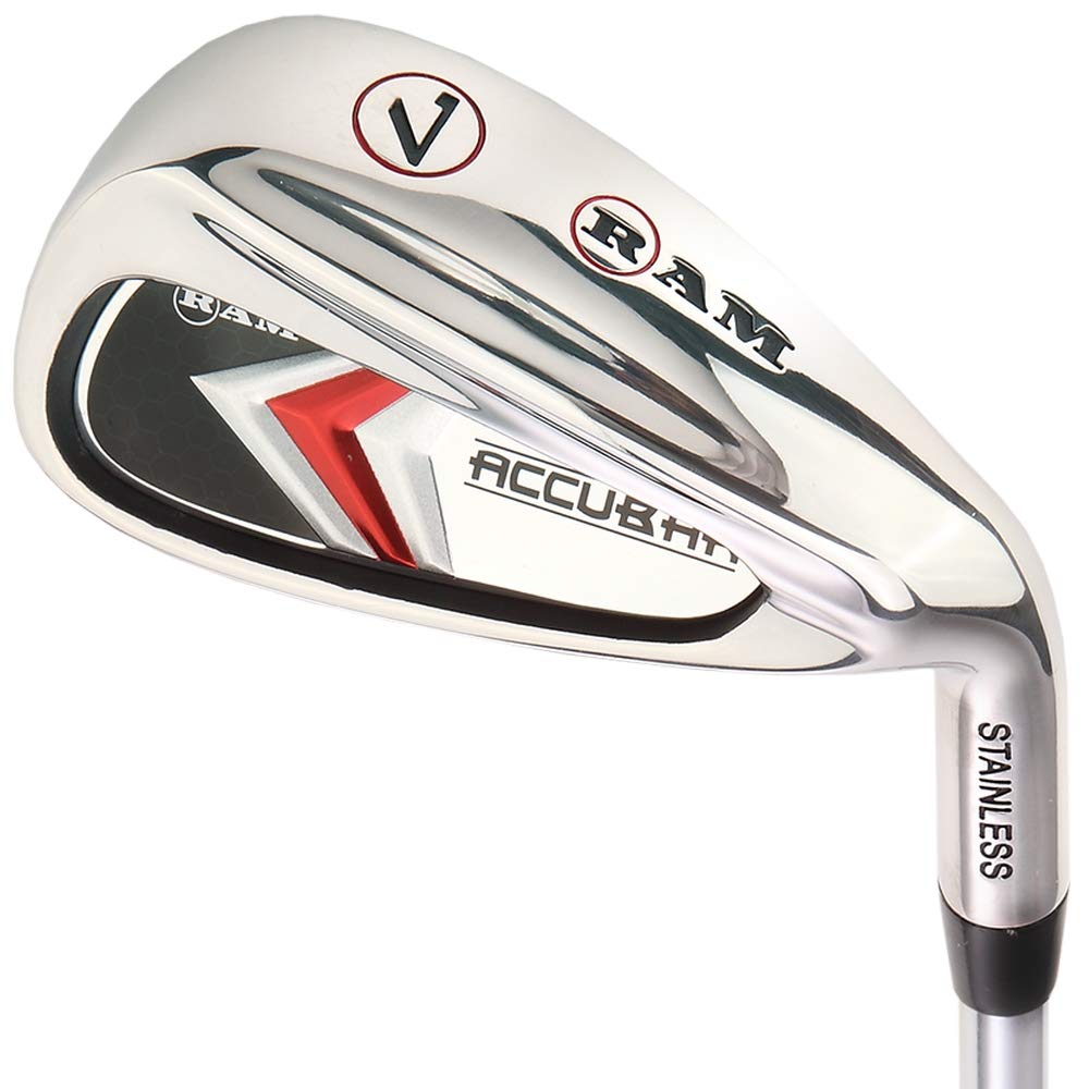 Ram Golf Accubar Men's Right Hand Iron Set 6-7-8-9-PW with 24° & 27° Hybrids | Perfect for Mid-Handicap Golfers on the Course