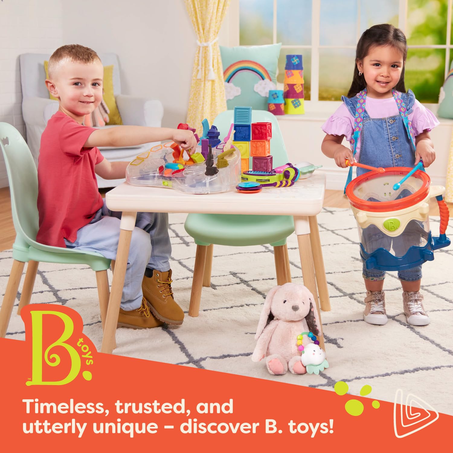 B. Toys Mooosical Gears - Interactive Musical Gear Toy with Spinning Gears & Farm Animals - Educational Sorting & Spinning Toy for Toddlers 18+ Months - STEM Learning Toy for Kids - Perfect for Playtime, Early Childhood Development & Sensory Play