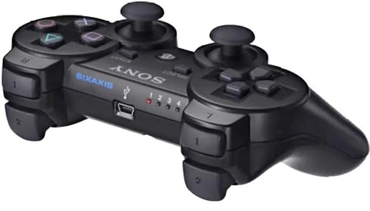 Original PlayStation 3 Sixaxis Wireless Controller - Black | Compatible with PS3 Games & Consoles | Perfect for Gaming, Streaming & Multiplayer Sessions